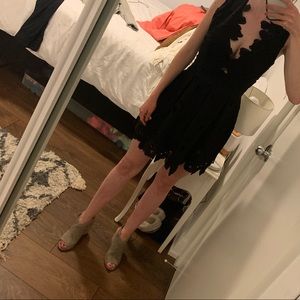 Black cocktail/wedding guest Windsor Dress